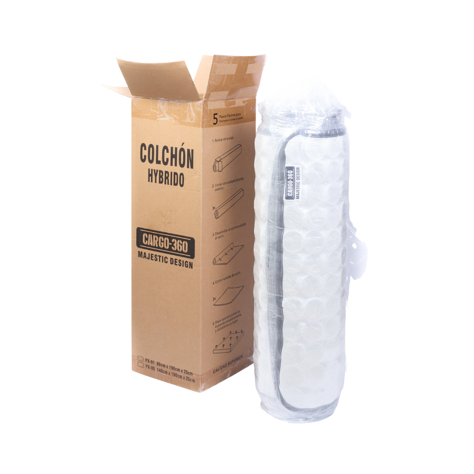 Colchon Magestic Design 1 plaza (80cm x 190cm x 25cm)
